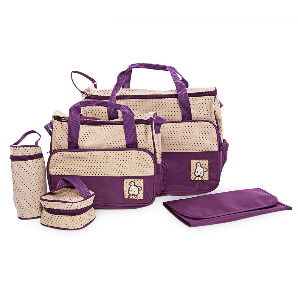 freshly picked mauve diaper bag